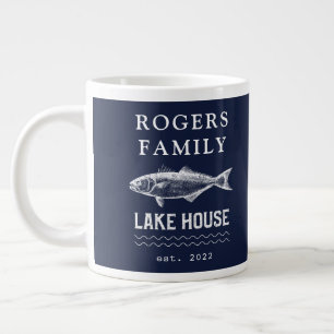 Personalisierter Familienname Jumbo-Tasse