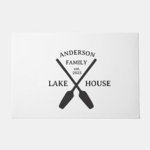 Personalisierter Familienname Lake House