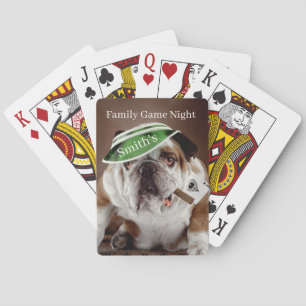 Personalisierter Familienspielabend Spielkarten