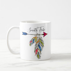 Personalisierter Familienstamm klassisch Kaffeetasse