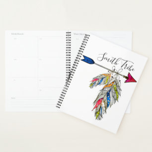 Personalisierter Familienstamm Planer