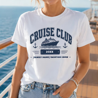 Personalisierter Familienurlaub im Kreuzfahrtclub T-Shirt