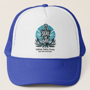 Personalisierter Familienurlaub - Seas the Day Truckerkappe