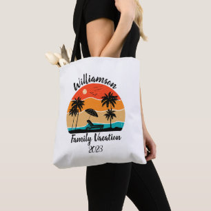 Personalisierter Familienurlaub Tasche