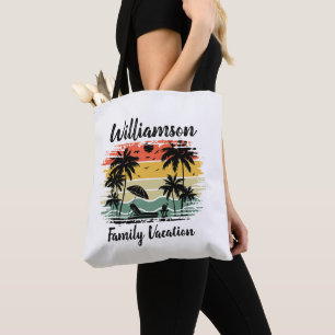Personalisierter Familienurlaub Tasche