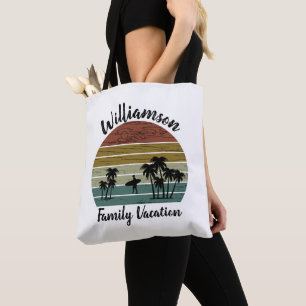 Personalisierter Familienurlaub Tasche
