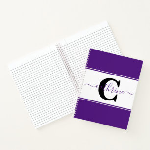 Personalisierter Farbblock  Notizbuch