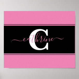 Personalisierter Farbblock Poster