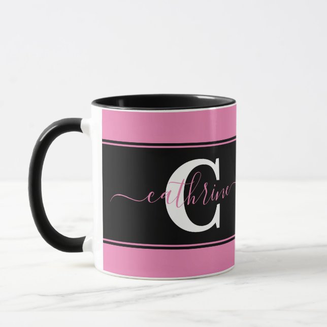 Personalisierter Farbblock Tasse (Links)