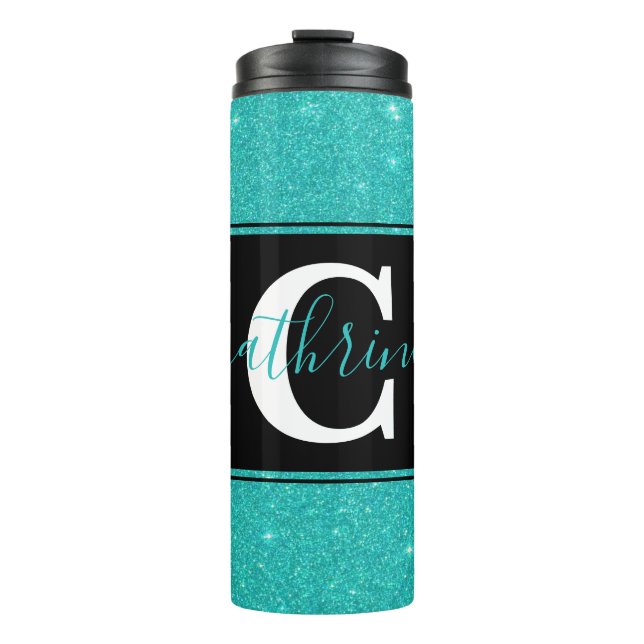 Personalisierter Farbblockwärmer Thermosbecher (Vorderseite)