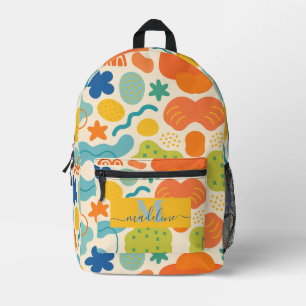 Personalisierter Farbdruck Abstrakt Bedruckter Rucksack