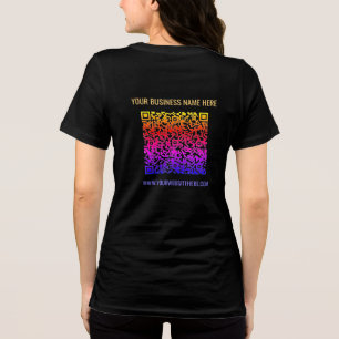Personalisierter farbiger QR-Code für Ihr Markenun Tri-Blend Shirt