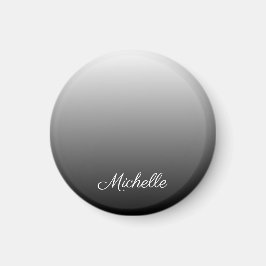 Personalisierter Farbverlauf Ober-schwarze Farbtön Magnet