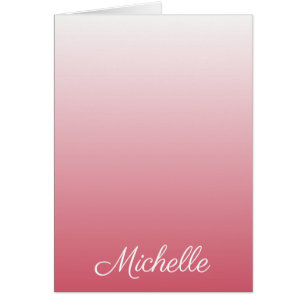 Personalisierter Farbverlauf Ombre Lachsrosa