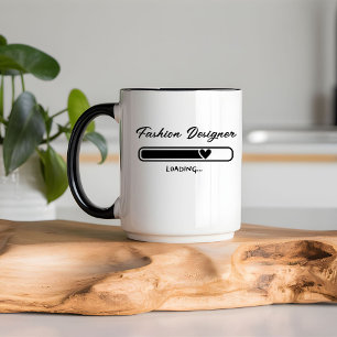 Personalisierter Fashion Designer Grad Abschluss Tasse