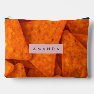 Personalisierter Fetter Nacho-Käse-Chip Zubehörtasche