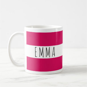Personalisierter Fetter Name Benutzerdefinierter M Kaffeetasse
