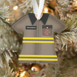 Personalisierter Feuerwehrmann Ornament