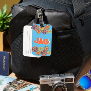 Personalisierter Fiesta-Flair Gepäckanhänger