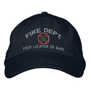 Personalisierter Firefighter - kundenspezifische C Bestickte Kappe