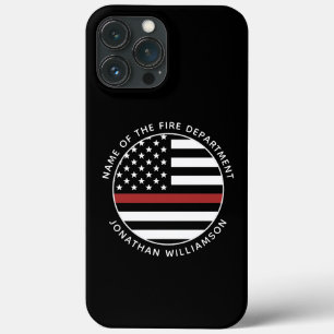 Personalisierter Firefighter Thin Red Line USA-Fla Case-Mate iPhone Hülle