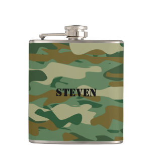 Personalisierter Flasche   Tarnungs-Musterentwurf Flachmann