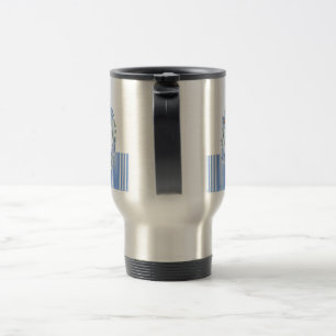 Personalisierter floraler Kranz-Reisebecher Reisebecher