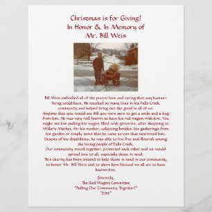 Personalisierter Flyer