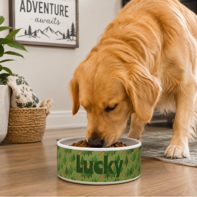 Personalisierter Forest Fox Pet Bowl Napf (Von Creator hochgeladen)