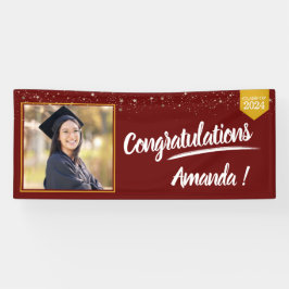 Personalisierter Foto Abschluss Banner