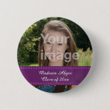 Personalisierter Foto-Abschlussjahr-Button