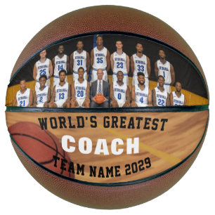 Personalisierter Foto-Basketball für Team-Coach Basketball