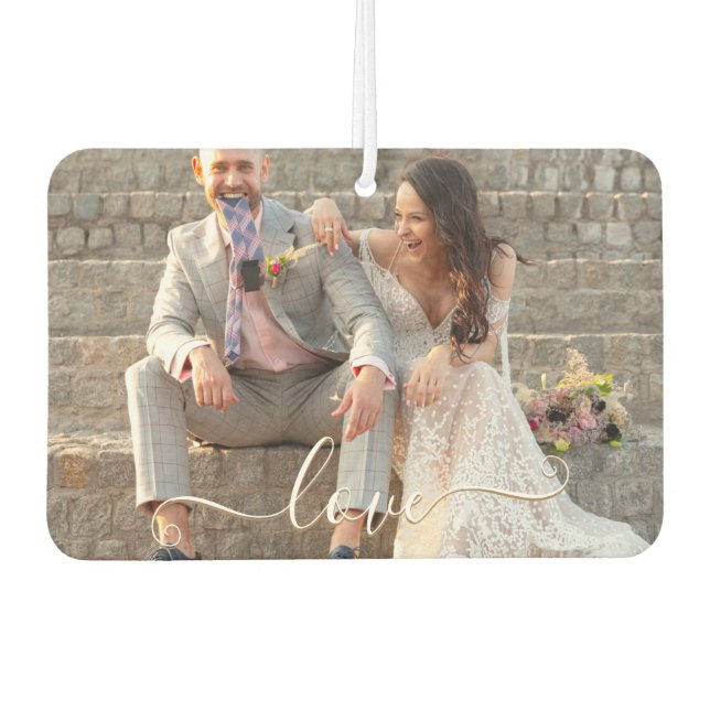 Personalisierter Foto Car Air Freshener Autolufterfrischer (Vorderseite)