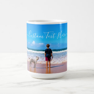 Personalisierter Foto für Ihr Haustier Kaffeetext Kaffeetasse
