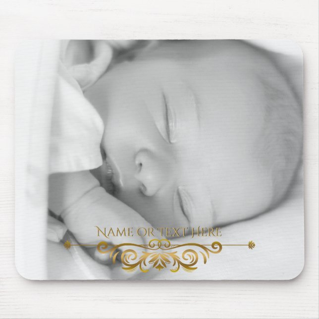 Personalisierter Foto-Geschenk-individueller Name Mousepad (Vorne)