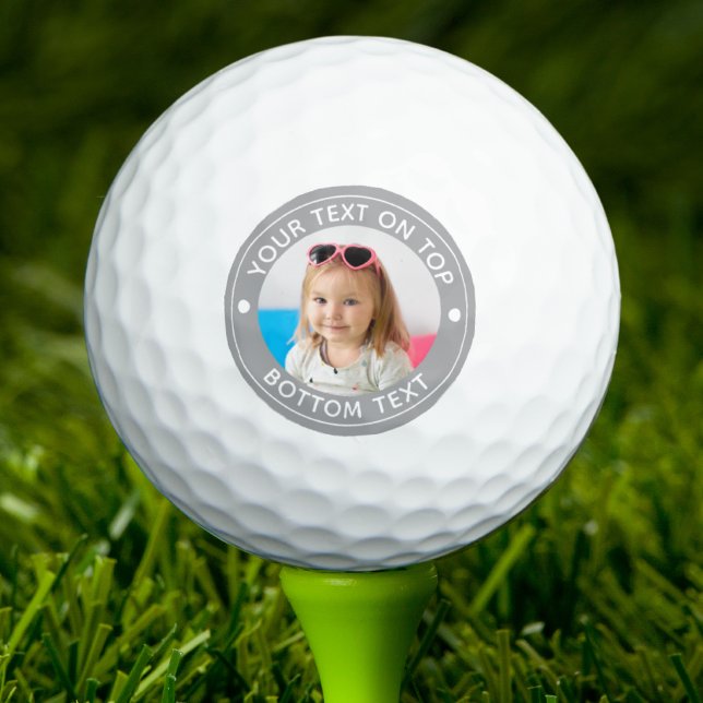 Personalisierter Foto Golfball mit individueller F (Von Creator hochgeladen)
