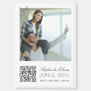 Personalisierter Foto-Hochzeits-Save-the-Date-Magn Magnet