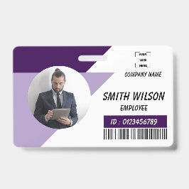 Personalisierter Foto-ID-Geschäftsausweis Ausweis