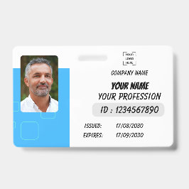 Personalisierter Foto-ID-Geschäftsausweis Ausweis