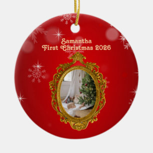Personalisierter Foto-Keramik-Schmuckanhänger Keramik Ornament