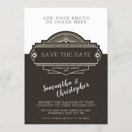 Personalisierter Foto-Kunst-Deko, der Einladung