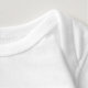 Personalisierter Foto mit benutzerdefiniertem Name Baby Strampler (Detail - Hals/Nacken (in Weiß))