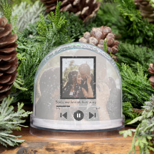 Personalisierter Foto Music Player - DOESNT-Musik Schneekugeln