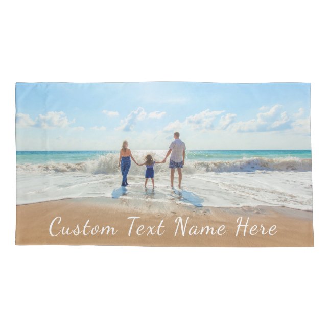 Personalisierter Foto-Pillowcase und benutzerdefin Kissenbezug (Rückseite)