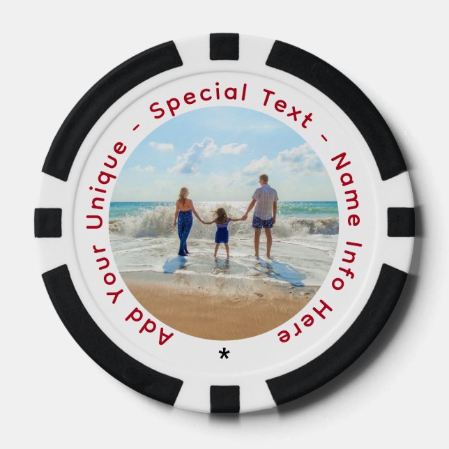 Personalisierter Foto Poker Chips - Benutzerdefini (Vorderseite)