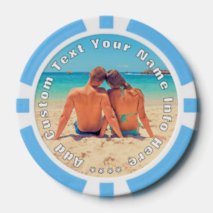 Personalisierter Foto Poker Chips - Benutzerdefini