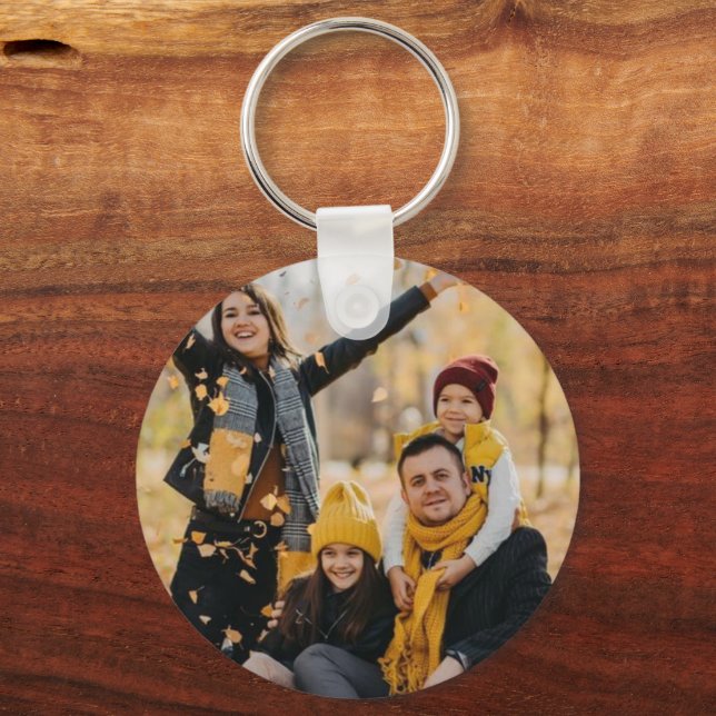 Personalisierter Foto Schlüsselanhänger (Vorderseite)