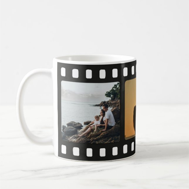 Personalisierter Foto-Speicher Kaffeetasse (Links)