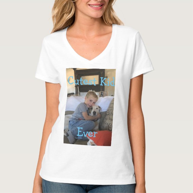 PERSONALISIERTER FOTO T - Shirt (Vorderseite)
