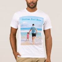 Personalisierter Foto-T - Shirt mit benutzerdefini